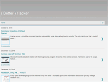 Tablet Screenshot of betterhacker.com